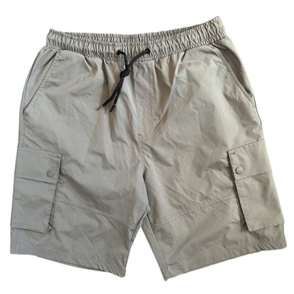 Southpole Men's Quick Dry Water Resistant Cargo Shorts Inseam 9" Gray XL - Picture 2 of 9